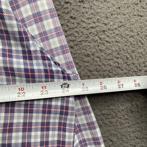 Vintage 90s Tommy Hilfiger Button Shirt Mens XL Check Lightweight Flannel - Picture 8 of 16